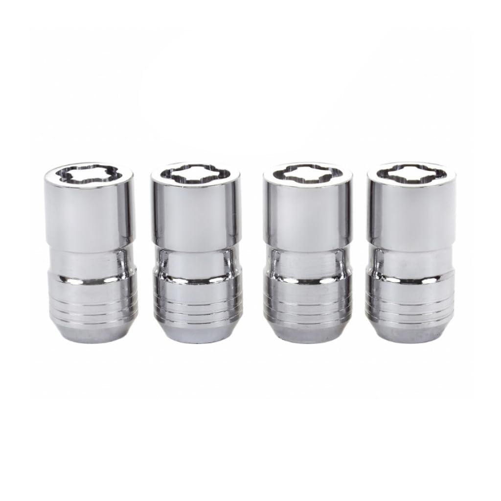 KarParts360 McGard Wheel Lock Nut Set Compatible With Jeep Grand-Cherokee 2011-2021 | 4 Pack | Cone Seat | M14 x 1.5 | 21mm & 22mm Dual Hex | 1.639in. Length | Chrome