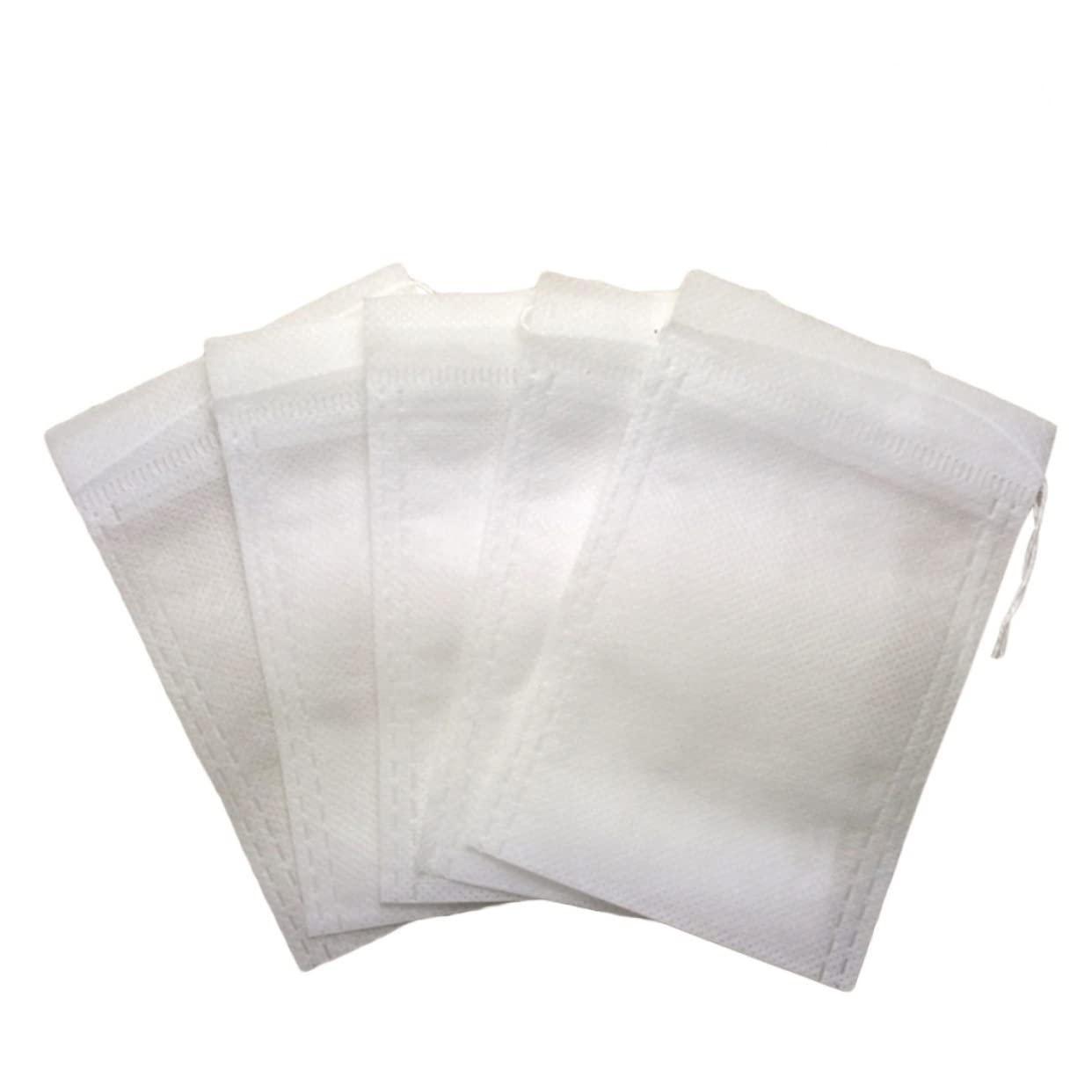 Sachets de Thé à Cordon Coulissant Non Tissés 100 Pièces