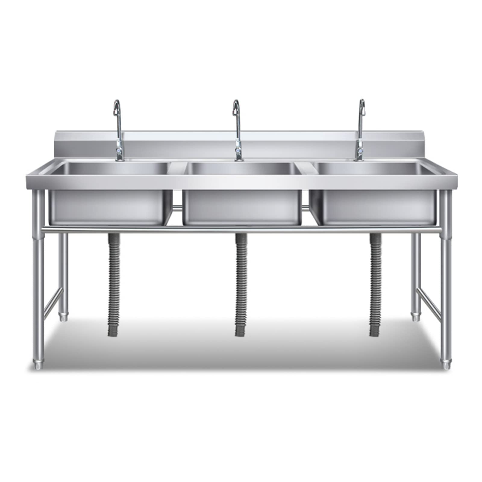 Buy YZJJ Stainless Steel Commercial Sink with 3 Compartments