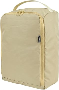 Gloppie Shoe Bags for Travel, Portable Shoe Storage Bag, Sahara Beige