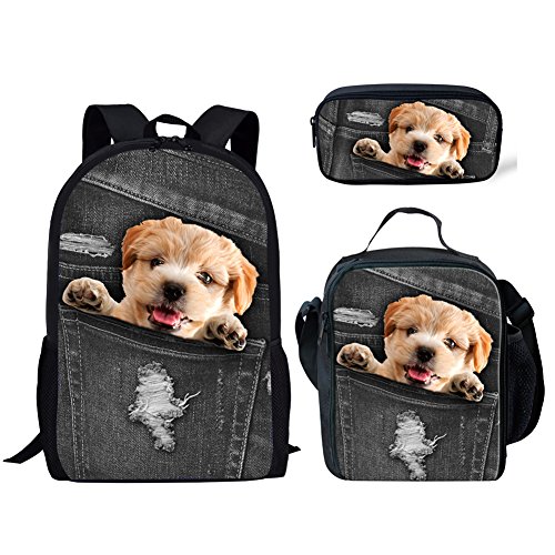 Sac à dos chiot Kawaii ultra léger et kit repas isotherme Coloranimal