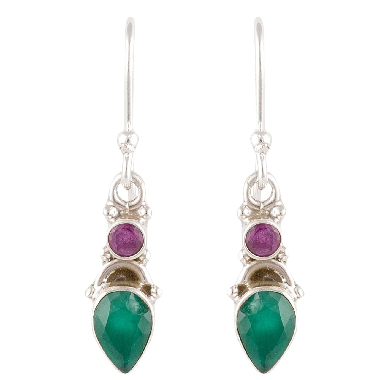 See full amazon price history chart for Handicraft Fashion Point 92.5 Sterling Silver Ruby + Emerald Drop Earrings For Girls And Women Handicraft Fashion Point 92.5 Sterling Silver Ruby + Emerald Drop Earrings For Girls And Women (B071ZQ26YK) Amazon Price History, Amazon Price Tracker