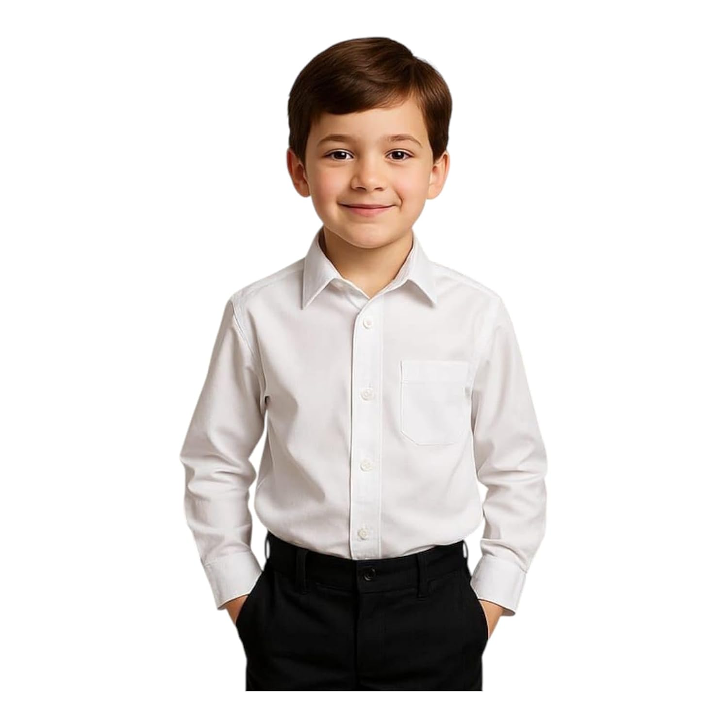HOUSE OF WHITE & BLACK | White School Uniform Shirt | Full Sleeve | Readymade Shirt for Boys & Girls - Review, Price and Buying Guide