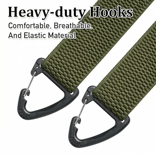 Image of SUNEZLGO Suspenders for Men Heavy Duty, X Back Hidden Suspender 1.5 inch Under Clothing, Adjustable Work Suspenders for Men Women