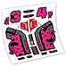Adhesivos Fox 34 Factory E-Bike 2021 Pegatinas en Vinilo Horquilla (FU - Fuchsia)