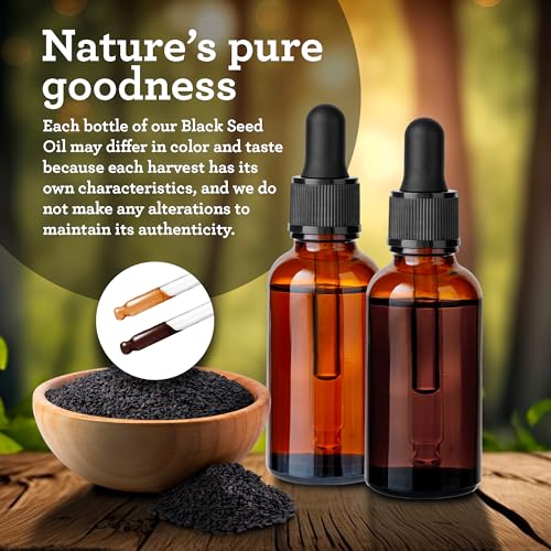 image for GuruNanda Black Seed Oil, Cold-Pressed Nigella Sativa - Rich in Vitami