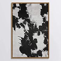 SIGNWIN Canvas Wall Art Black and White Flowers Canvas Prints Home Artwork Decoration for Living Room,Bedroom - 16