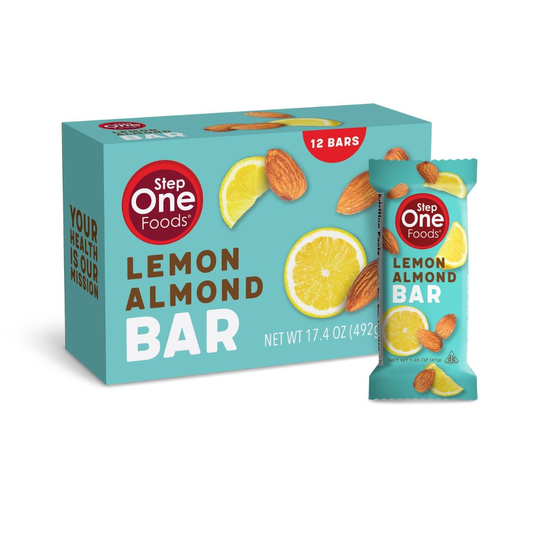 Step One Foods Lemon Almond Bar - nutrition bars and drinks | Mubboo