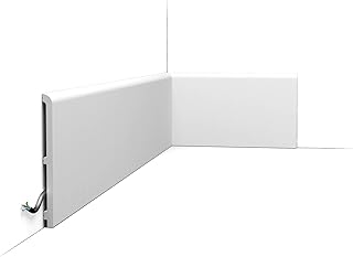 Orac Decor SX212 Baseboard Moulding – 6-5/8in H x 78-3/4in Length – Prim...
