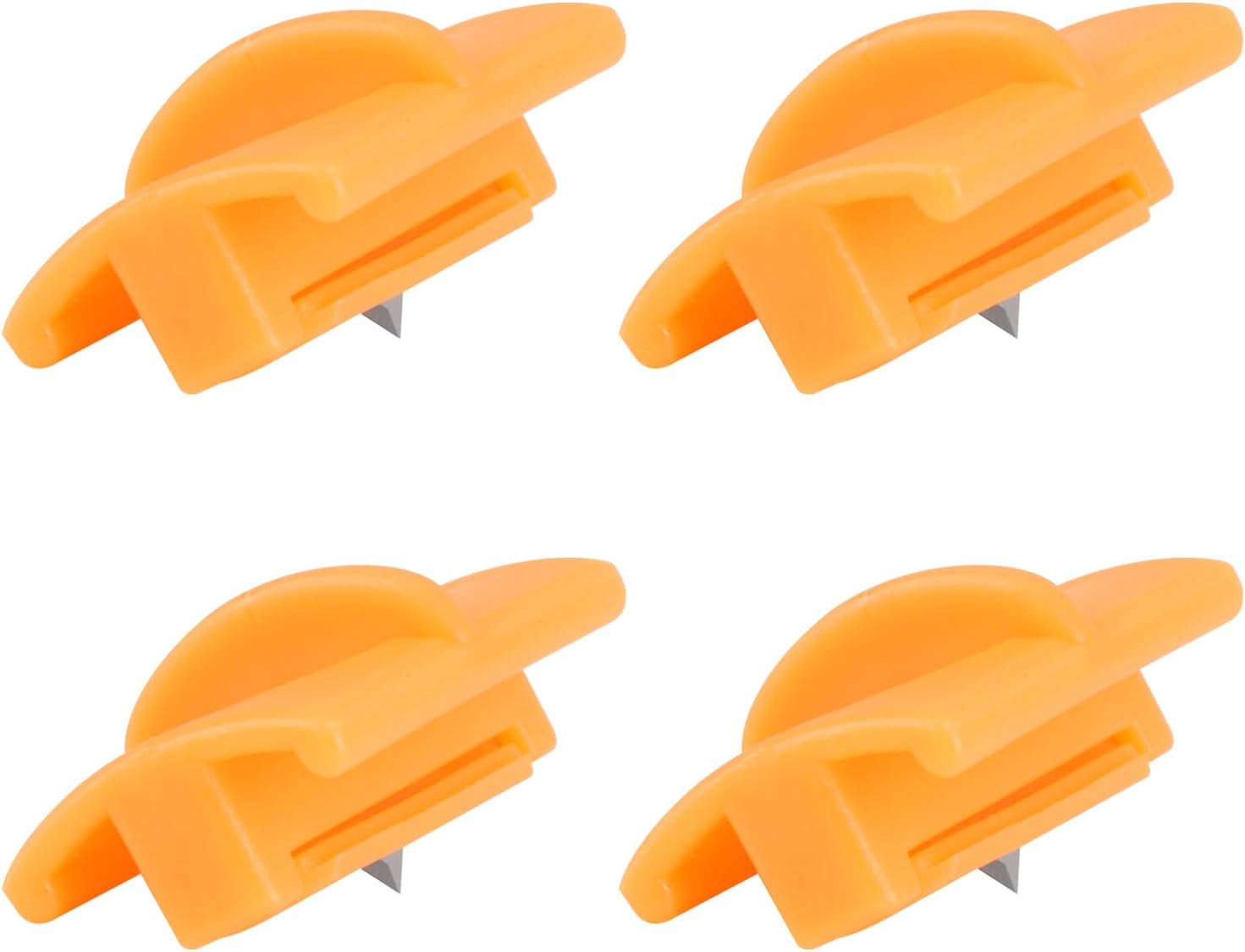 4 Pack Triple Track Blade Replacement for Fiskars Paper Trimmer,High Profile Style I Carbon Steel Titanium Coated Craft Knife Blades for Portable Craft Paper Cutter Trimmer