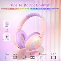 TONOSHARK Kopfhörer Kinder Bluetooth | Noise Cancelling Kopfhoerer Kinder – Ansicht 7
