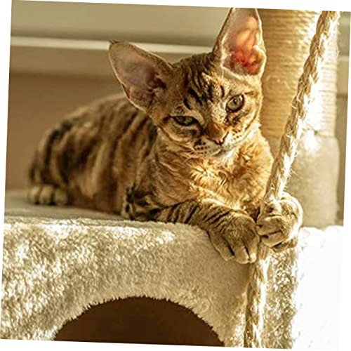 Toddmomy 3 Pecas Suprimentos Para Casa Corda Árvore Gato Resistente Ao Desgaste Corda Substituível C