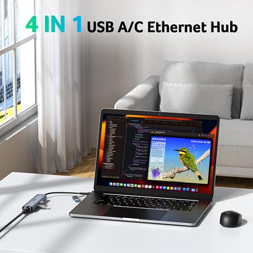 Acer USB to Ethernet Adapter, USBC Hub Ethernet 1Gbps with 3*USB 3.0 - image 2