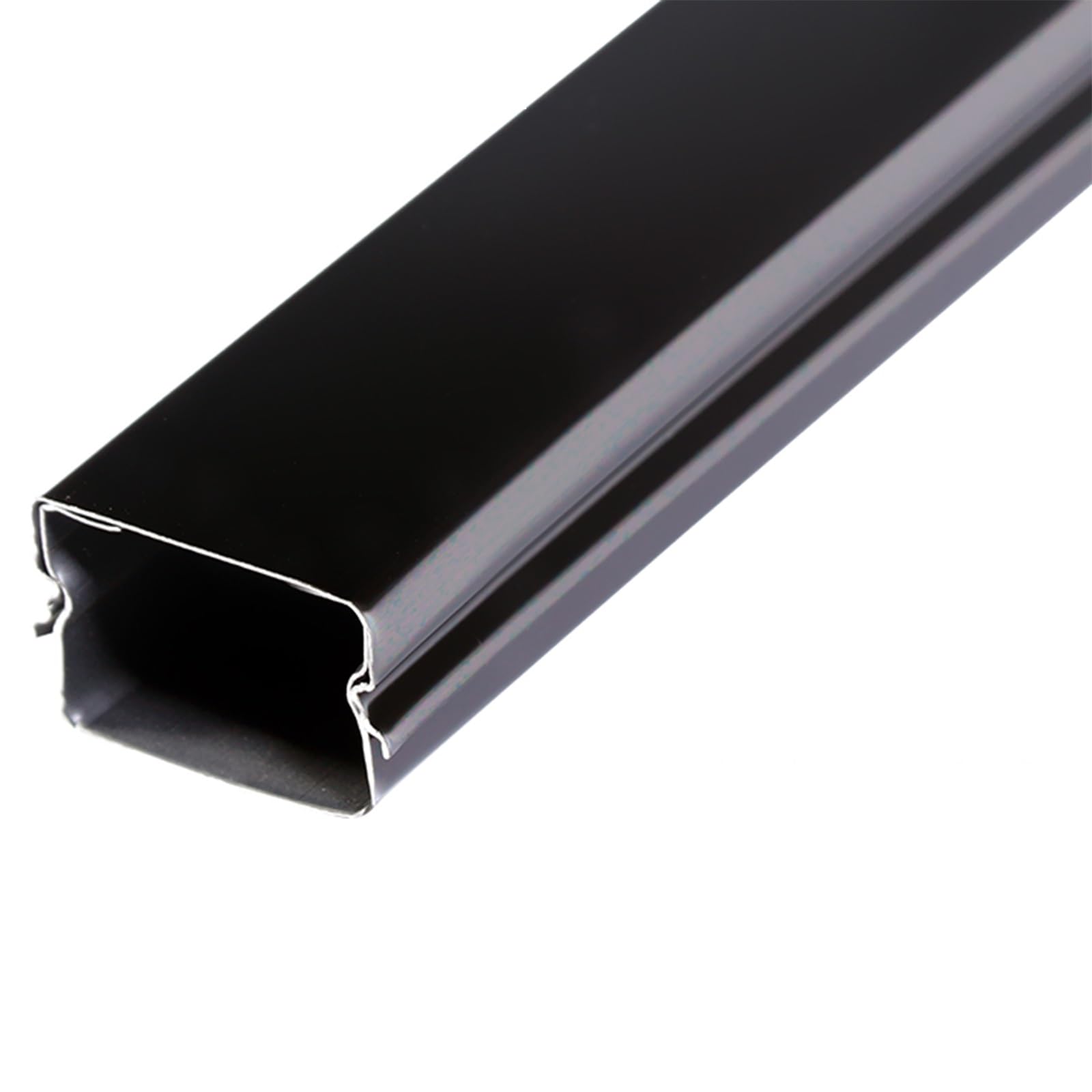 Cache Cable Sol en Acier Inoxydable, Passage Plancher, Passe Cable Exterieur pour Mur, Plinthe, Plafond(3.0x2.0cm/1.2x0.8in)
