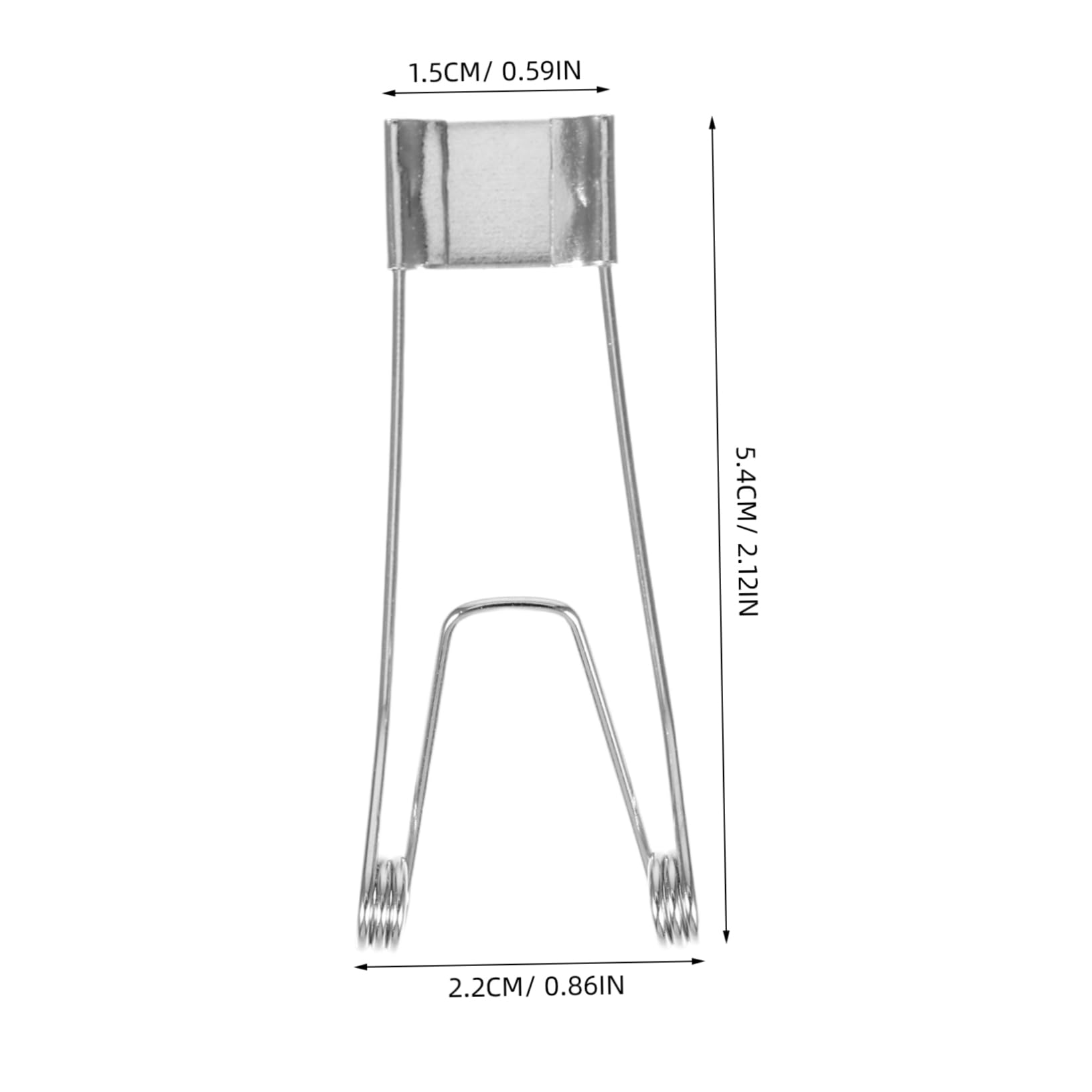 HOLIDYOYO 10pcs Heavy Duty Metal Spring Clips for Downlights Light Accessories Ceiling Lamp Fixing Clamps Led Downlight Clips 53mm