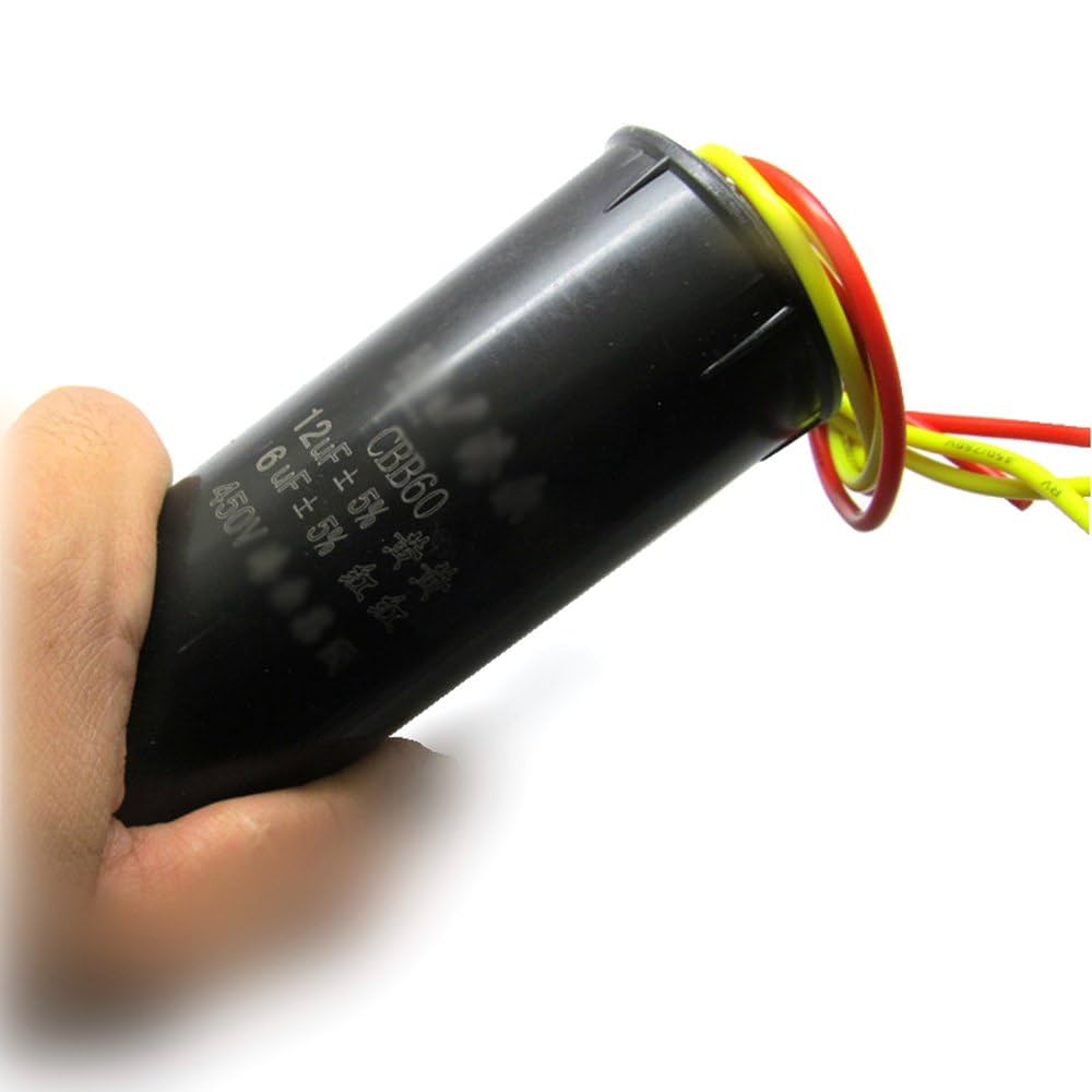 Amazon | CBB60洗濯機用モーターランコンデンサ12 + 6uf 450V 4