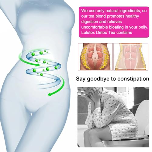 BEATYRABBIT Slimming Tea, Natural Detox Tea Bags for Weight Loss, Belly Fat Burner Slimming Detox Tea Weight Loss Tea Reduce Bloating Supports Immune System for Body Health (1PACK/28PCS) - Image 6
