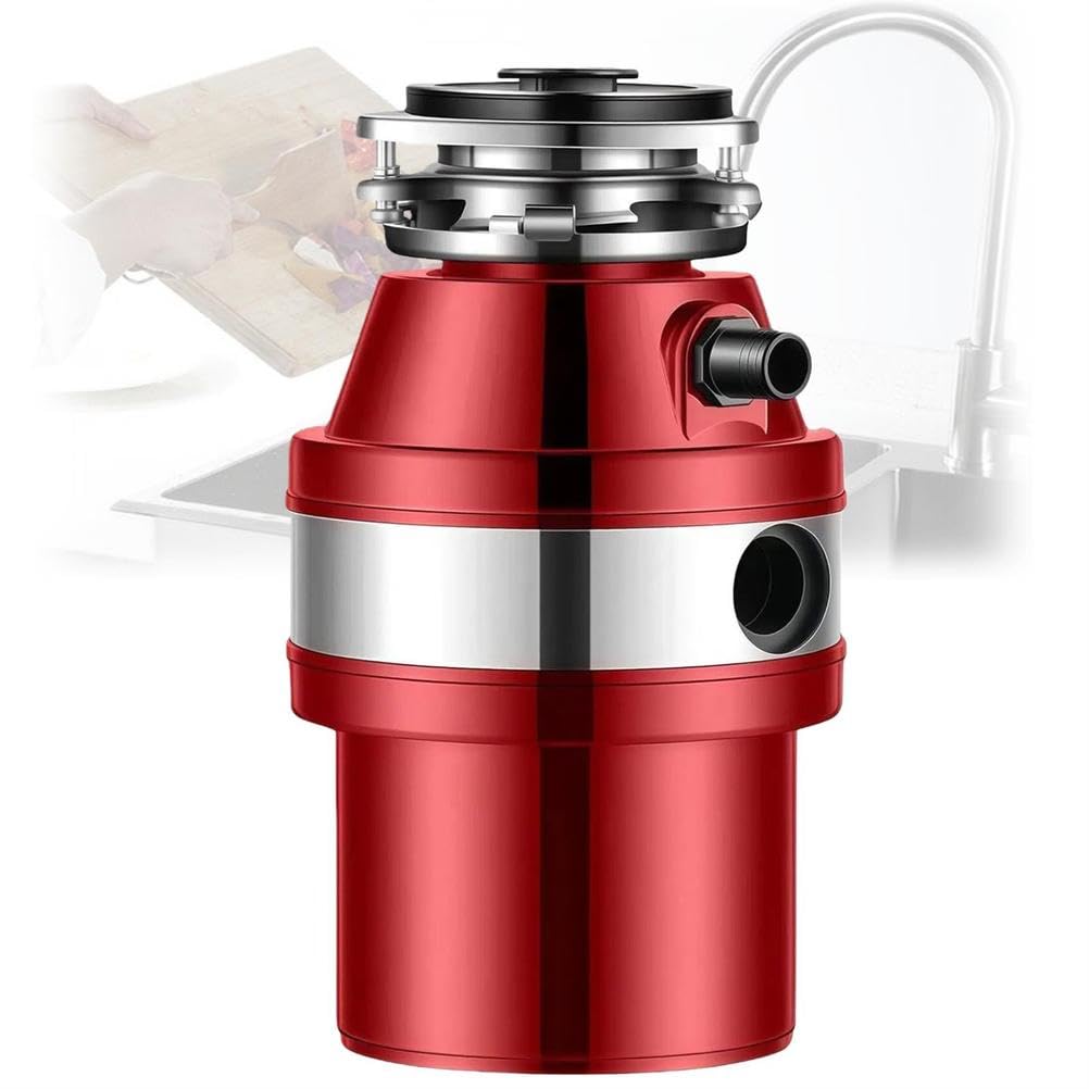 Triturador Basura 560 W, Triturador Residuos Cocina 2800 RPM para Debajo Fregadero, Acero Inoxidable, Alta Velocidad Una TrituracióN Eficiente Residuos Alimentos, para Cocina Fregadero