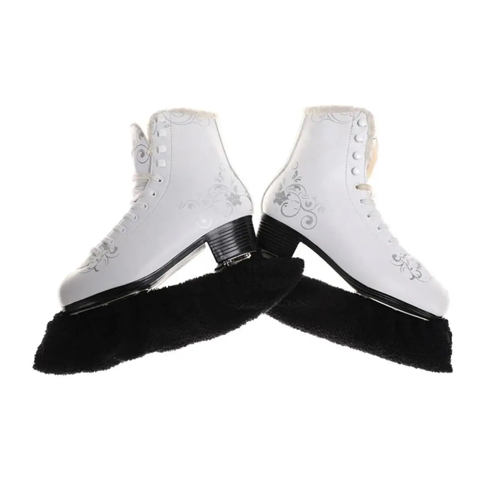 Fundas for botas de patín artístico, patinaje sobre hielo, patines Hockey, Protector cuchilla, chaqueta secante for adultos(Red L)