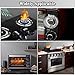 Stove Knob Safety Covers, Gas Stove Knob Locks with Adhesive Universal Size Oven Knob Covers for Child Safety Gas Stove Knob Covers Baby Pet Child Proof Stove Knob Covers - 6pcs Clear
