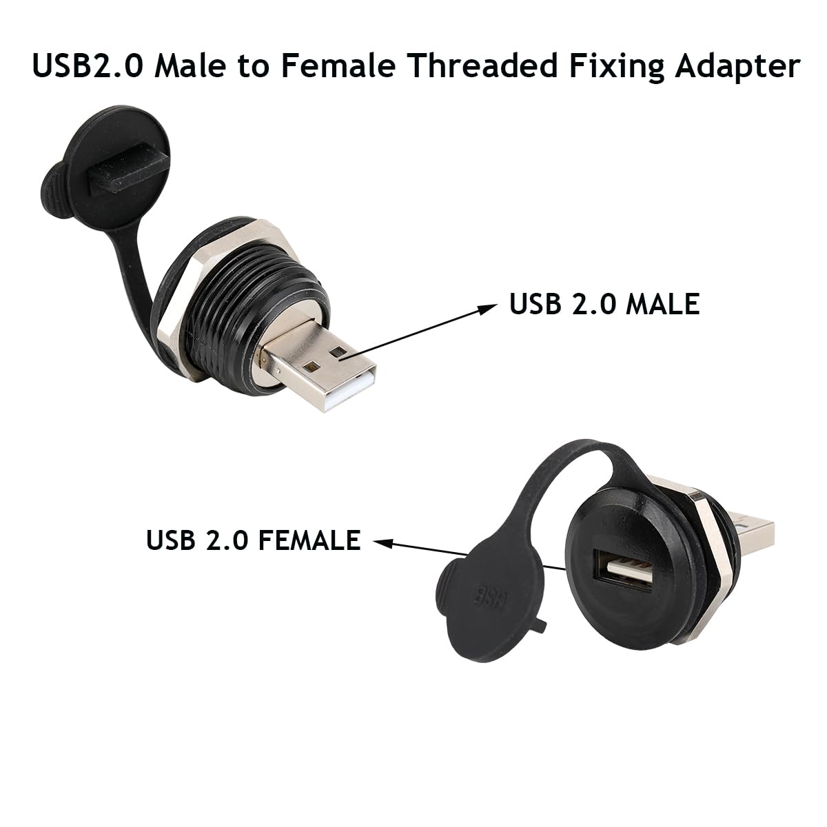 HDMI D Series Panel Mount Connector | D HDMI A B HDMI Pass Through Connector,Panel Female Connector