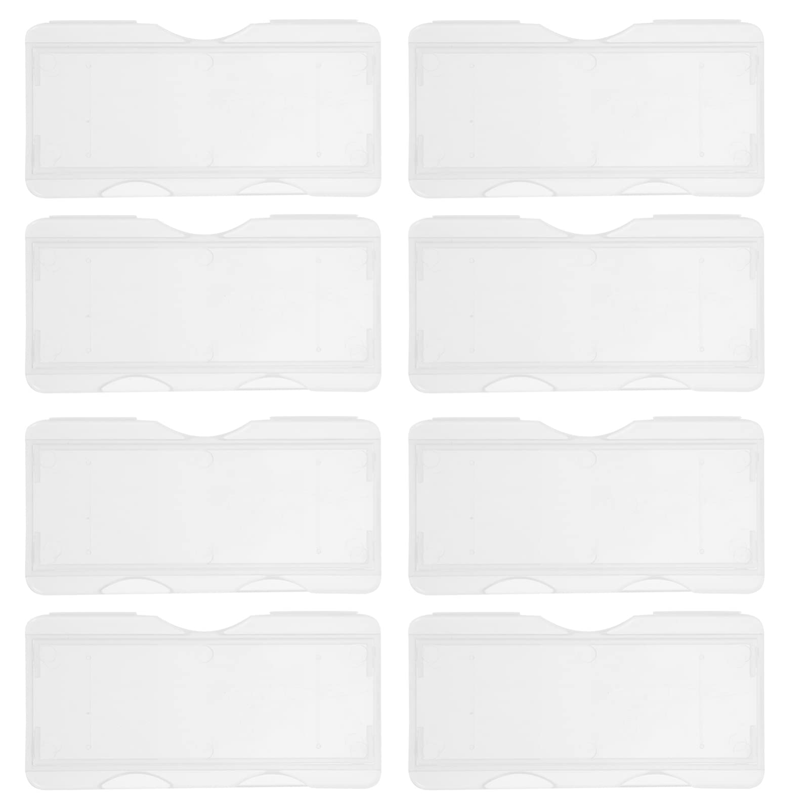 SOLUSTRE 100pcs Plastic Slide Storage Boxes Individual Microscope Slide Holder Slide Boxes for Labs