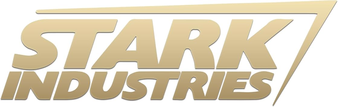 Stark Industries Sticker Vinyl Decal Notebook Car Window Laptop 6" x 2" Gold