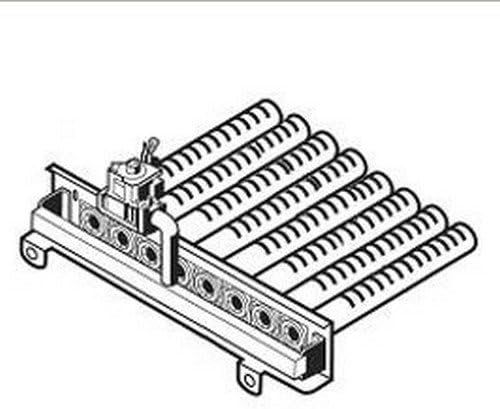 Vista 2 de Hayward haxman1350h350Colector de gas Repuestos para hayward piscina calentador