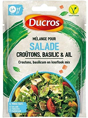 DUCROS - Croutons Basilic Et Ail 18G - Lot De 2 - meilleure offre