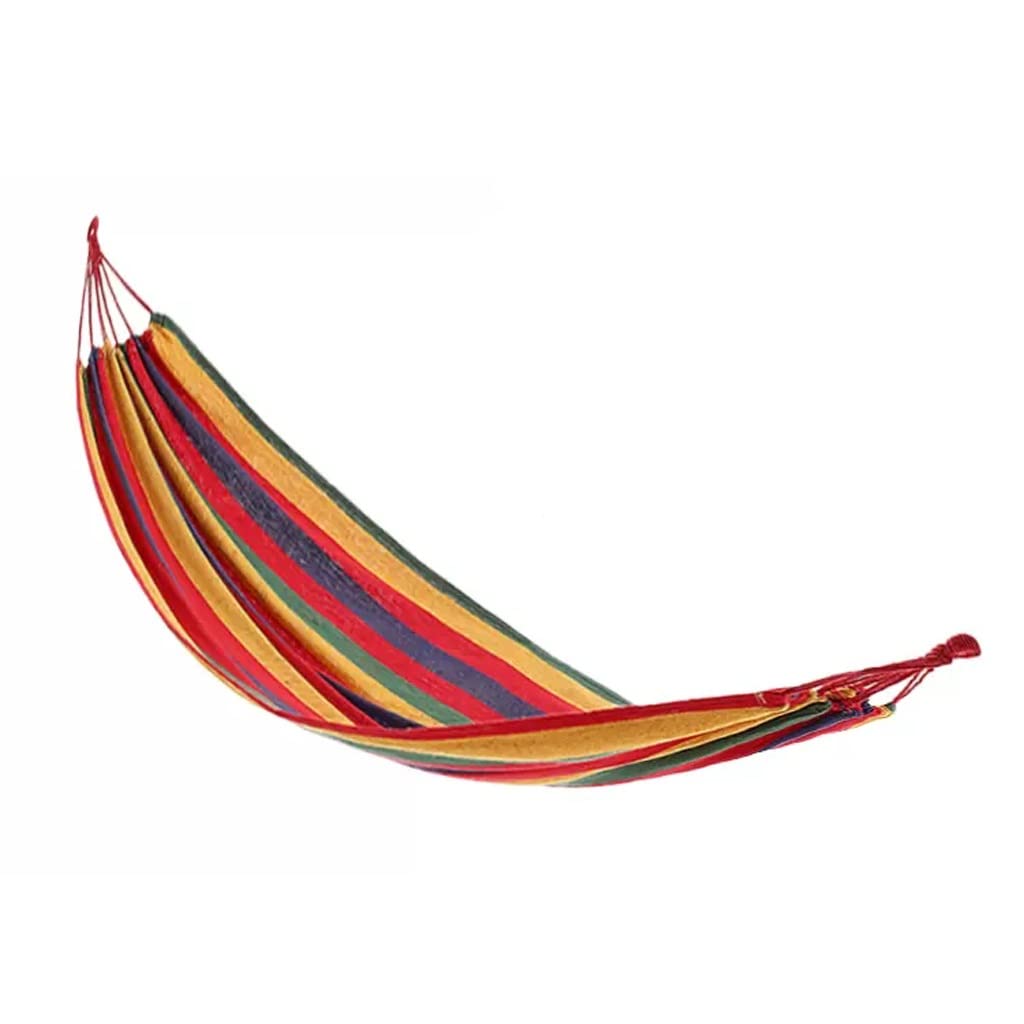 Hamac extérieur portable rouge XMING 190x150cm pour camping