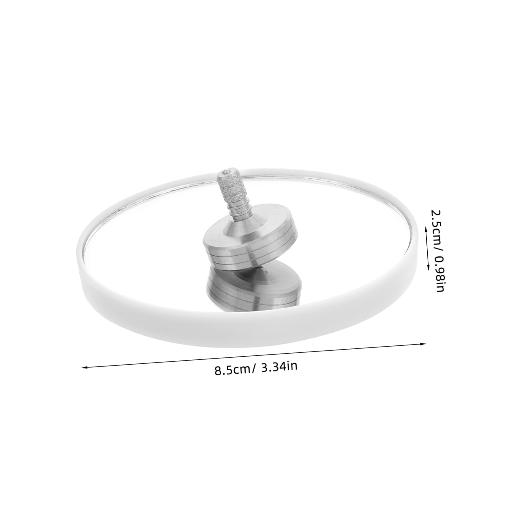 BRIGHTFUFU Educational Gyroscope Toy Metal Spinning Top with Base Rotating Gyro for Kids Desktop Gyroscope Sensory Toy for Teenagers Office Relaxation Tool