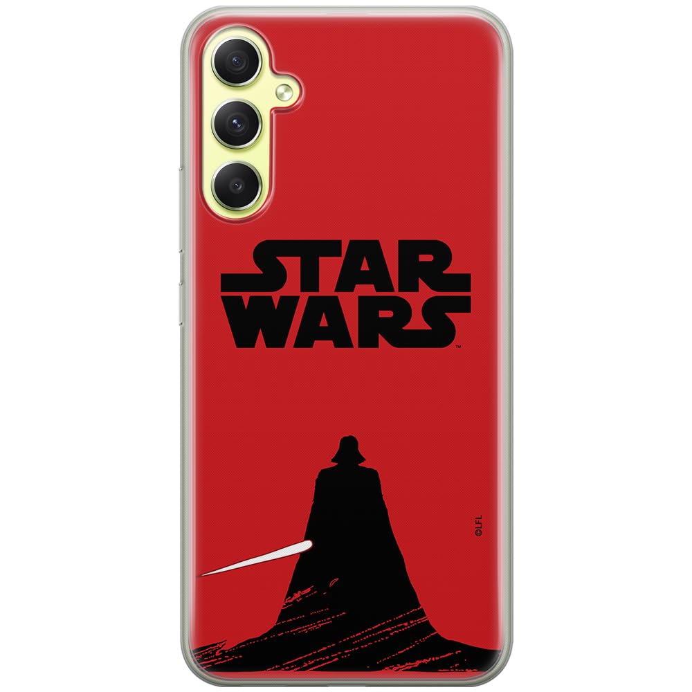ERT GROUP mobile phone case for Samsung A34 5G original and officially Licensed Star Wars pattern Darth Vader 015 optimally adapted to the shape of the mobile phone, case made of TPU