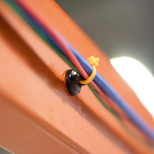 Miniatura 7 de Mag Daddy Soporte magnético para bridas de cables, tamaño pequeño (paquete de 10, negro)