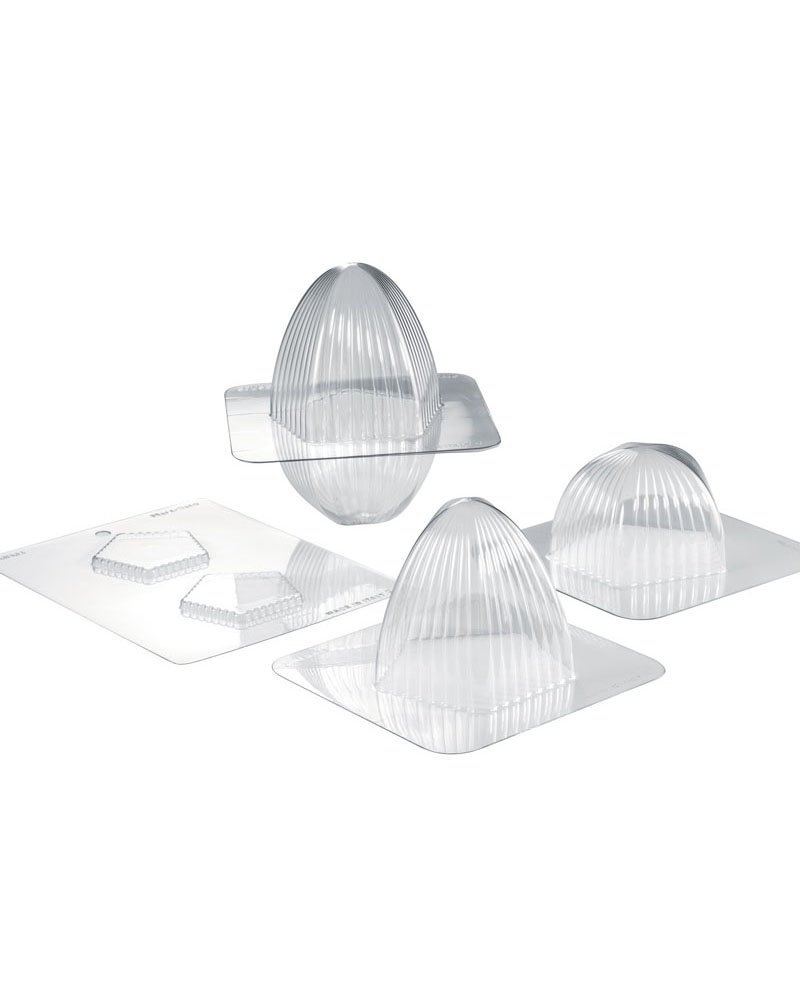 Martellato Polycarbonat Schimmel, Mehrfarbig, 3 Stück