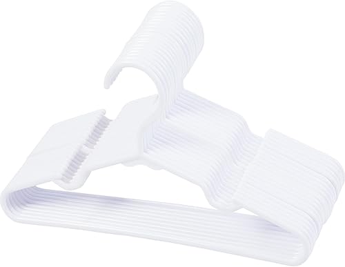 Miniatura 10 de 120 perchas de armario de bebé, color rosa, antideslizantes, para ropa de bebé, regalo para ropa de recién nacido, percha ultrafina para niñas y