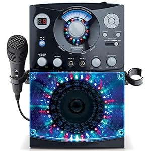 Singing Machine SML-385 Karaoke Machine Party Pack met 3 CD+G’s Discs – Zwart