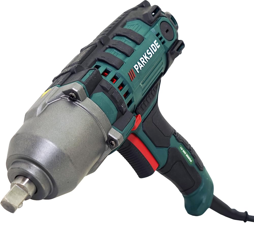 Paquete PSIDE® - Llave de impacto eléctrica PARKSIDE® de 1/2 pulgada PDSSE 550 + llavero PSIDE®