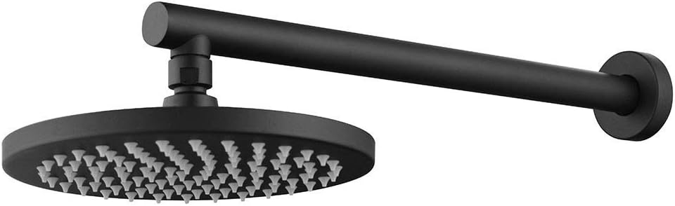 LUNEZY Black Shower Mixer Set with Bidet Shower Wall Bathroom Shower Faucet Bathtub Black Shower Mixer Brass