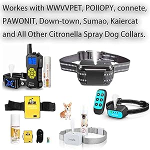 Citronella Spray Refill Can for Poiiopy  Wwvvpet  All Other Brand Citronella Spray Dog Collarsremote Training Collarsdog Antibark Collarshumane and Safe Spray for Pets90mlcan new Formula  Cucciolini Doodles Citronella spray refill can for poiiopy  wwvvpet  all other brand citronella spray dog collarsremote training collarsdog anti bark collarshumane and safe spray for pets90mlcan new formula   cucciolini doodles