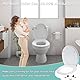 Toilettendeckel mit Absenkautomatik,WC Sitz Quick Release Funktion und Softclose - Einfache Montage Klodeckel aus Duroplast Toilettensitz,Antibakteriell,bis 250 kg, Abnehmbar,Klobrille Oval