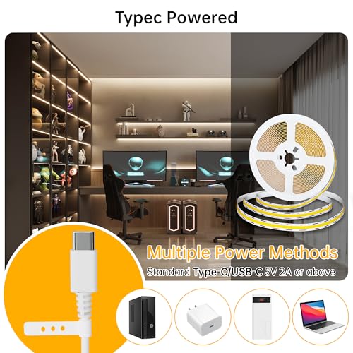Cinta LED Flexible CtrlCV Type C 2m Luz Neutra 4000K miniatura 2
