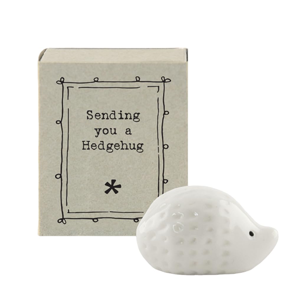 That's Crackers! Sending You a Hedgehug | Ceramic Hedgehog | Matchbox Mini Gift | Cracker Filler