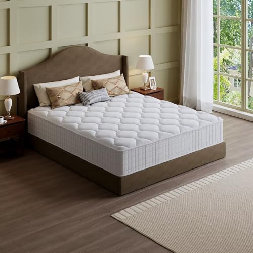 RWAEZYBLUX Twin Mattress 14 Inch Hybrid Mattress Cooling-Gel Memory Foam & Pocket Springs Firm Support for Back Pain Relief Motion Isolation CertiPUR-US Certified Bed in a Box