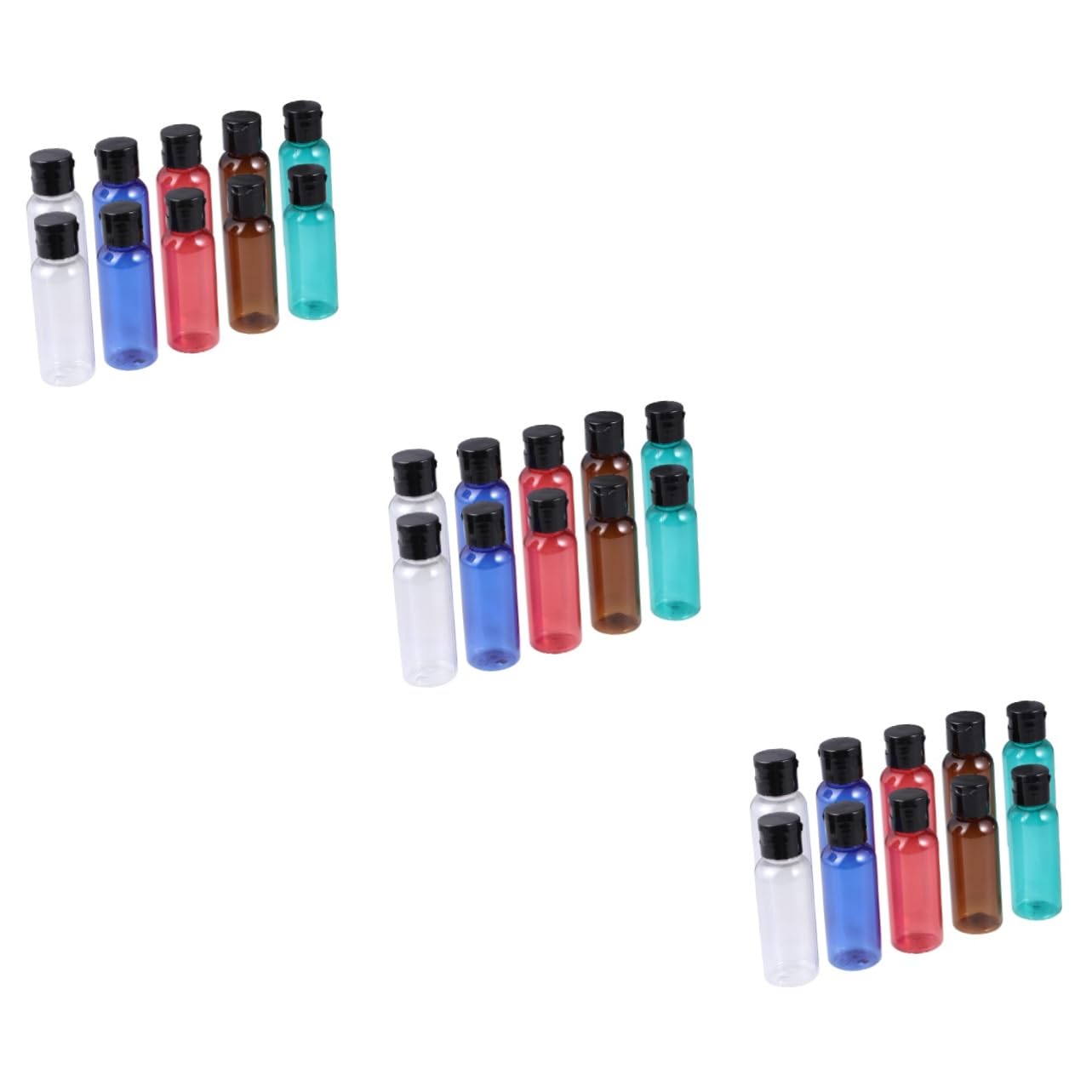 Healeved 3 Set Di Flaconi Ricaricabili Da Viaggio Per Profumi Da 50 Ml Contenitori Da Viaggio Comprimibili Flaconi Secondari Per Dispenser Di Cosmetici 10 Pezzi*3