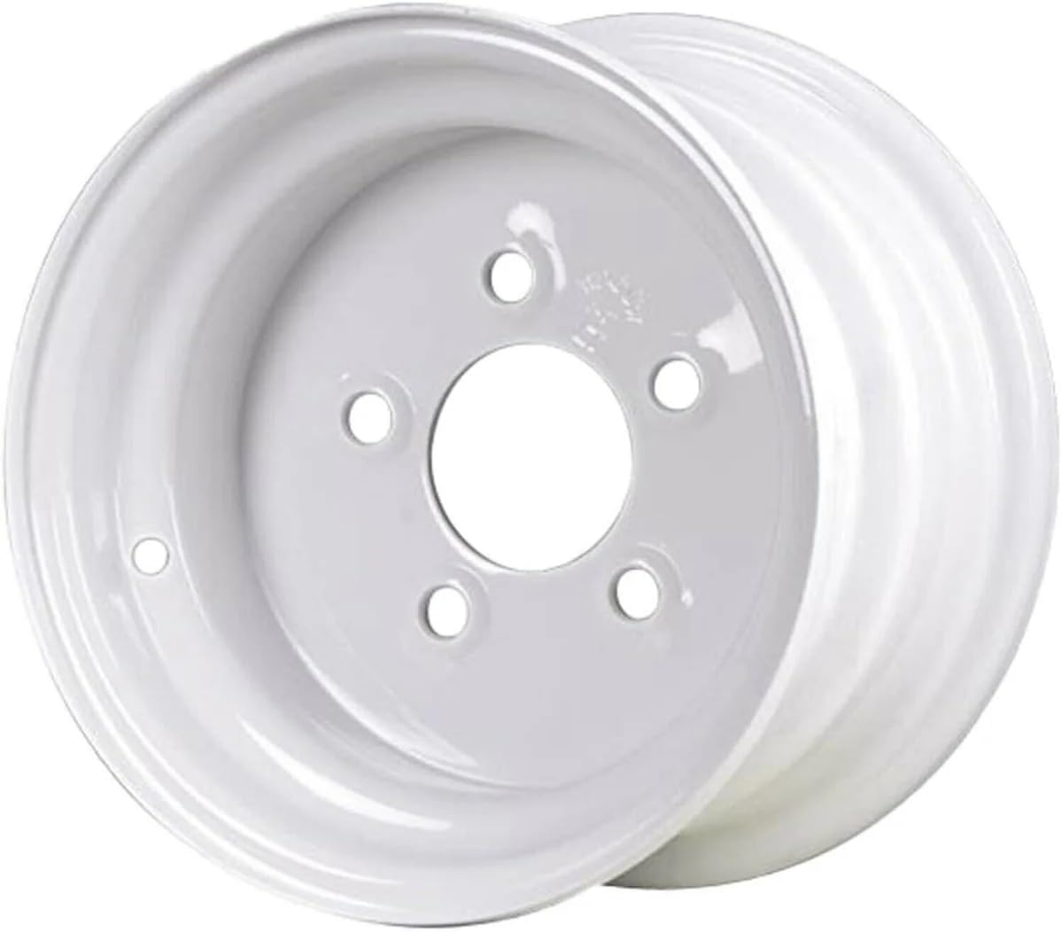 Premium Service 10x6 5 on 4.5 Steel Wheel - White