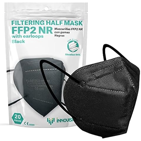 Innovision Medical 20 Mascarillas FFP2 Negras Homologadas Cover