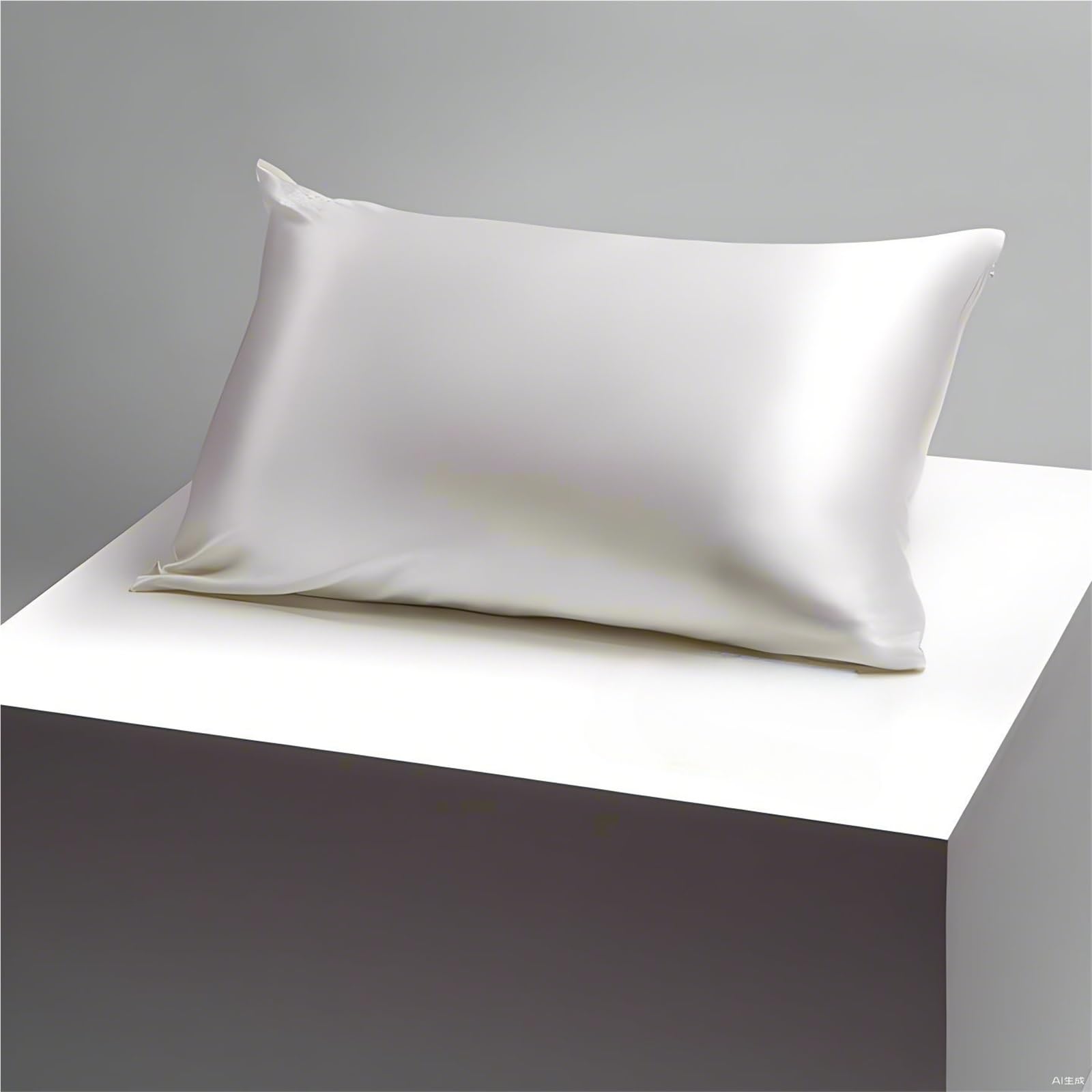 Funda de Almohada Seda Morera, Mejora el sueño, Funda, Asiento para Mujeres(Dark Grey,20x30 Inch)
