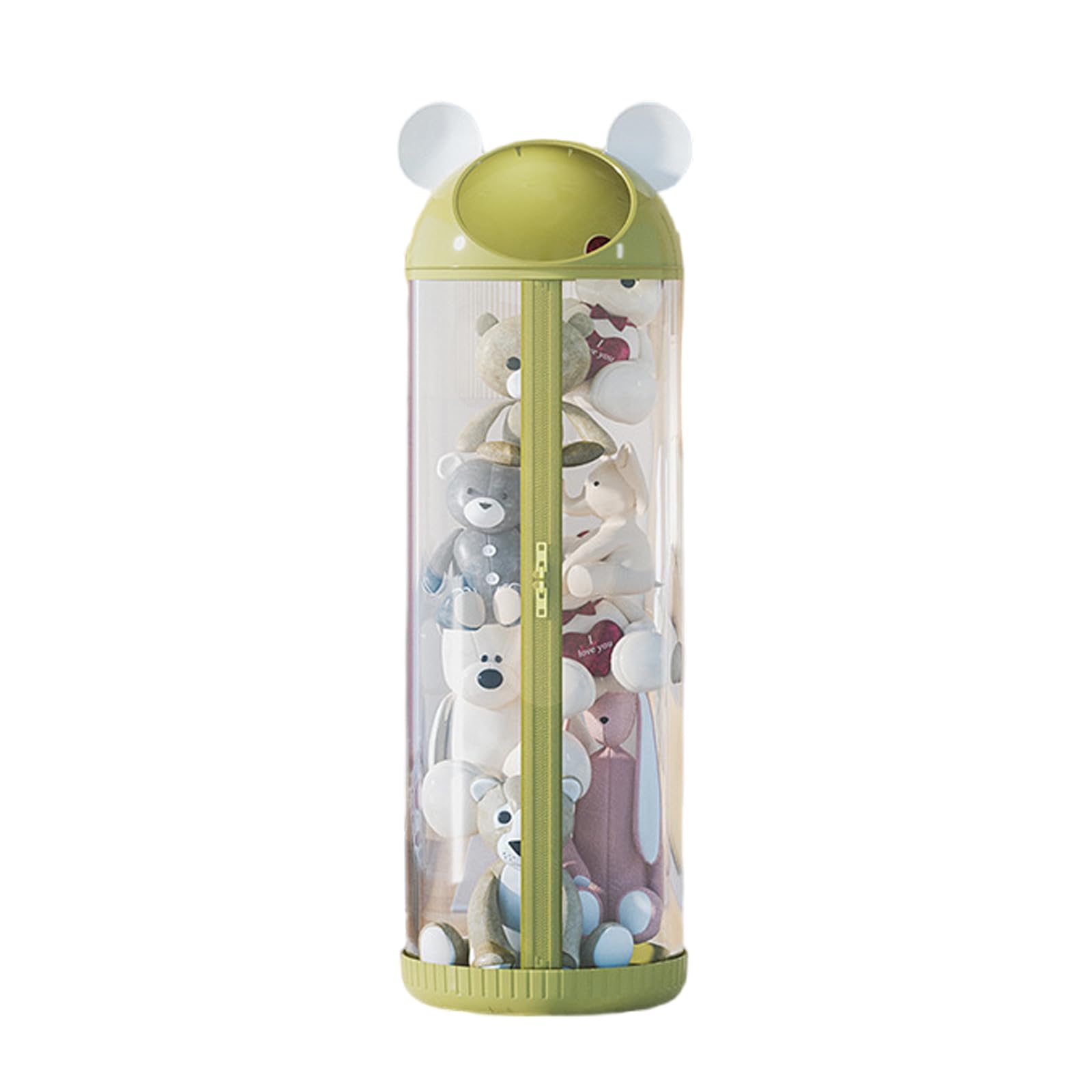 BCJMKDX Toy storage, Plush Animal Storage Tube,Vertical Toy For Stuffed Animals(Green,112 * 30cm)