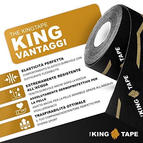 THE KINGTAPE Kinesiotapes (5cmx5m) comodo da