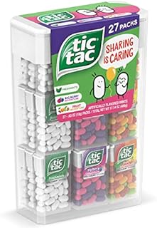 Tic Tac Variety Mints, On-The-Go Refreshment, 17.14 oz, 27 Units
